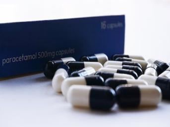 clinical trial supply drugs on a white surface