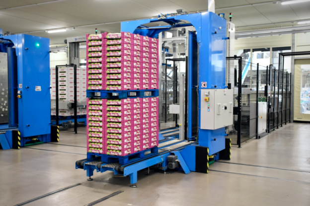 Packaged goods in a manufacturing unit